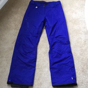 NWOT Purple Salomon Clima Pro Ski Snowboard Pants
